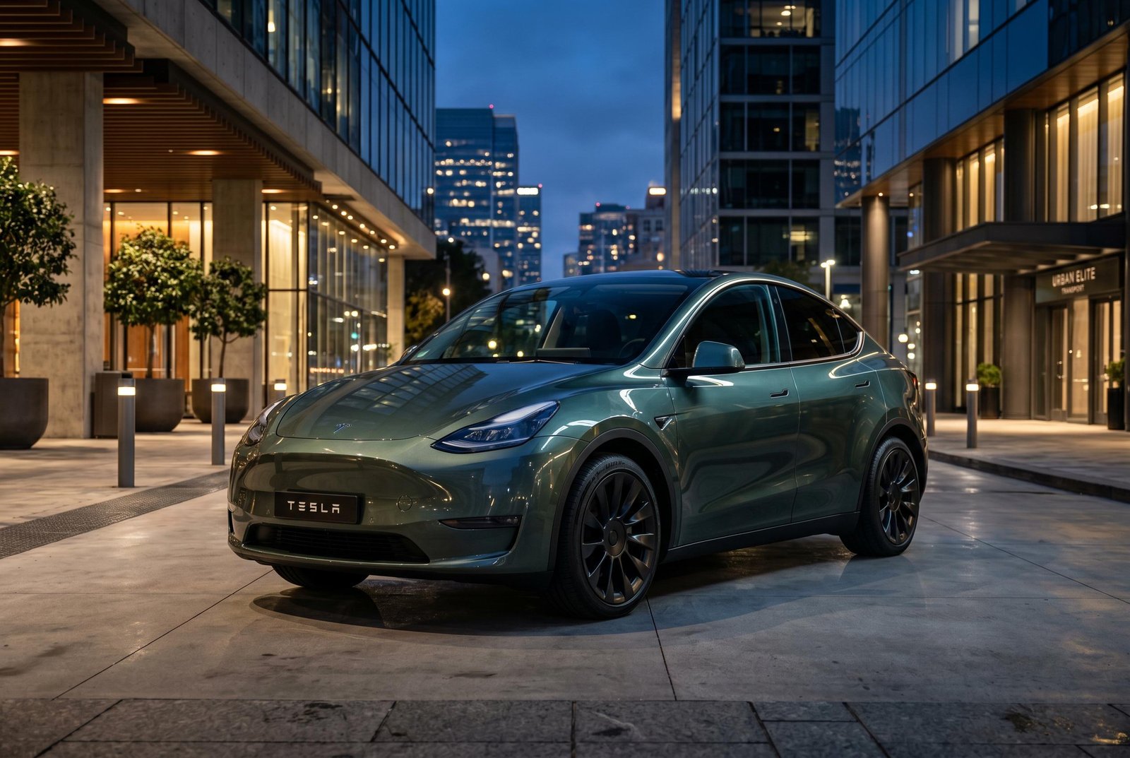 TaxiGreen Tesla Model Y Juniper